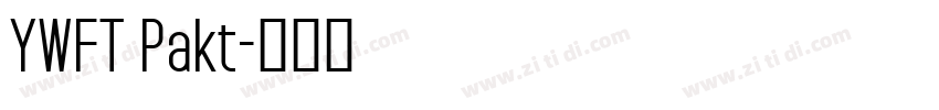 YWFT Pakt字体转换